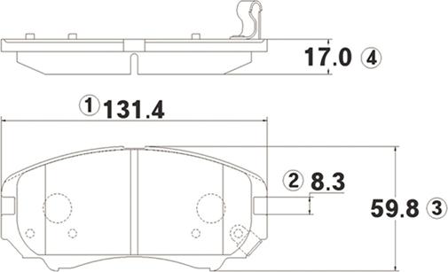 CTR GK0507 - Тормозные колодки, дисковые, комплект unicars.by