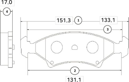 CTR GK0510 - Тормозные колодки, дисковые, комплект unicars.by