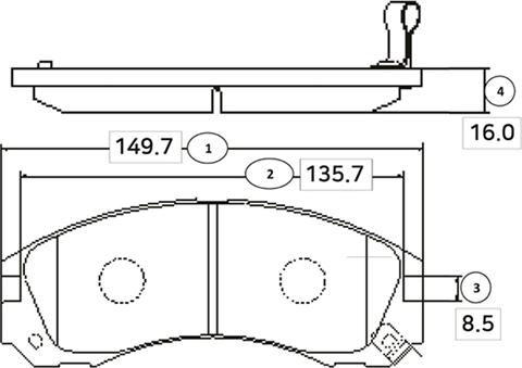 CTR GK0582 - Тормозные колодки, дисковые, комплект unicars.by