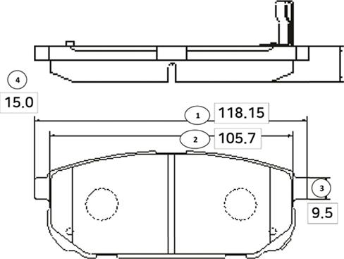 CTR GK0525 - Тормозные колодки, дисковые, комплект unicars.by