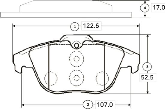 CTR GK0084 - Тормозные колодки, дисковые, комплект unicars.by