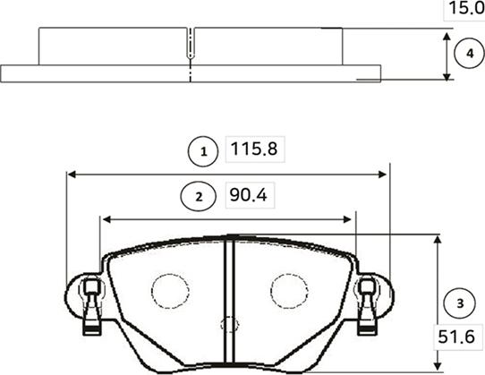 CTR GK0191 - Тормозные колодки, дисковые, комплект unicars.by