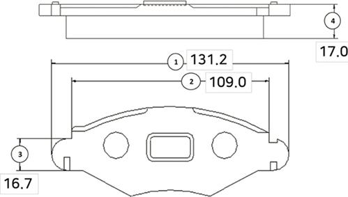 CTR GK0858 - Тормозные колодки, дисковые, комплект unicars.by