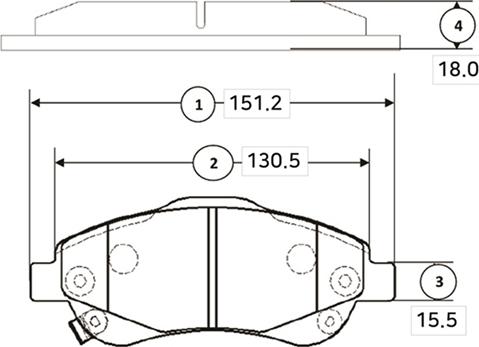 CTR GK0390 - Тормозные колодки, дисковые, комплект unicars.by