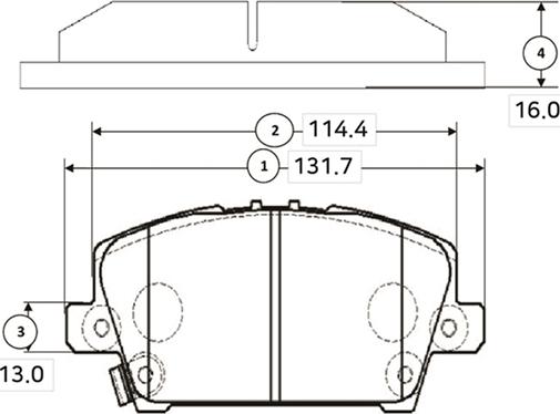 CTR GK0388 - Тормозные колодки, дисковые, комплект unicars.by