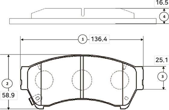 CTR GK0210 - Тормозные колодки, дисковые, комплект unicars.by