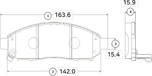 CTR GK0733 - Тормозные колодки, дисковые, комплект unicars.by