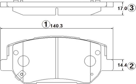 CTR GK1406 - Тормозные колодки, дисковые, комплект unicars.by