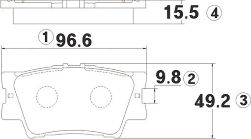 CTR GK1064 - Тормозные колодки, дисковые, комплект unicars.by