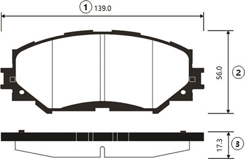 CTR GK1062 - Тормозные колодки, дисковые, комплект unicars.by