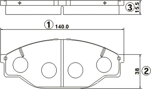 CTR GK1020 - Тормозные колодки, дисковые, комплект unicars.by