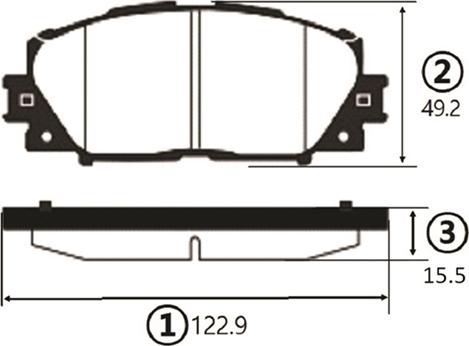 CTR GK1186 - Тормозные колодки, дисковые, комплект unicars.by