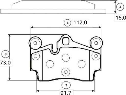 CTR GK1300 - Тормозные колодки, дисковые, комплект unicars.by