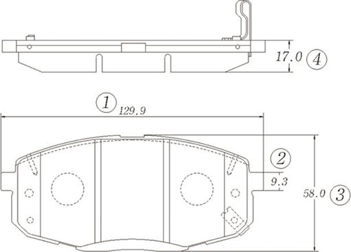 CTR GK1383 - Тормозные колодки, дисковые, комплект unicars.by