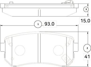 CTR GK1371 - Тормозные колодки, дисковые, комплект unicars.by