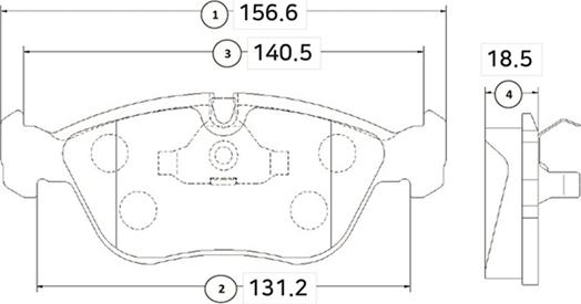 CTR GK1213 - Тормозные колодки, дисковые, комплект unicars.by