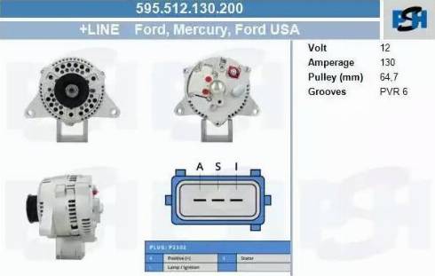 PSH 595.512.130.200 - Генератор unicars.by