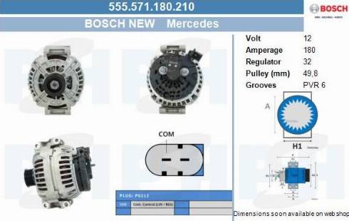 PSH 555.571.180.210 - Генератор unicars.by