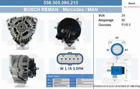 PSH 556.505.080.215 - Генератор unicars.by