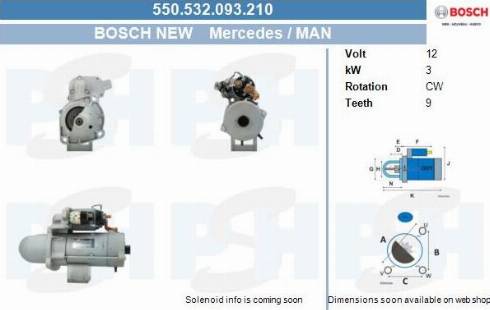 PSH 550.532.093.210 - Стартер unicars.by