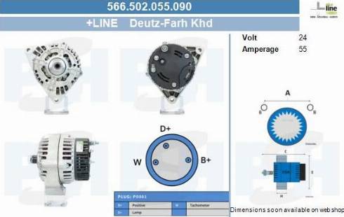 PSH 566.502.055.090 - Генератор unicars.by