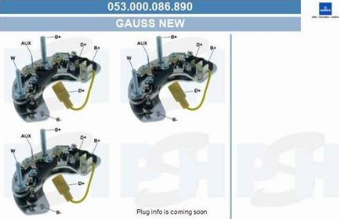 PSH 053.000.086.890 - Выпрямитель, диодный мост, генератор unicars.by