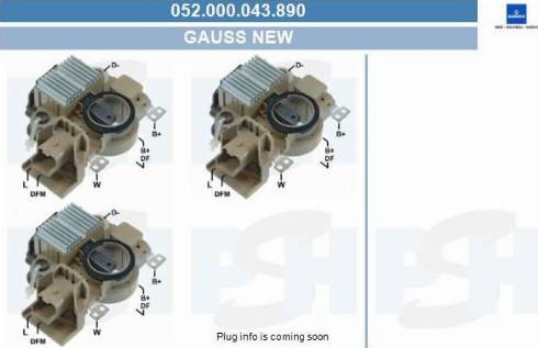 PSH 052.000.043.890 - Регулятор напряжения, генератор unicars.by