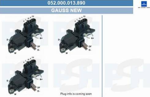 PSH 052.000.013.890 - Регулятор напряжения, генератор unicars.by