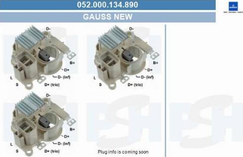 PSH 052.000.134.890 - Регулятор напряжения, генератор unicars.by