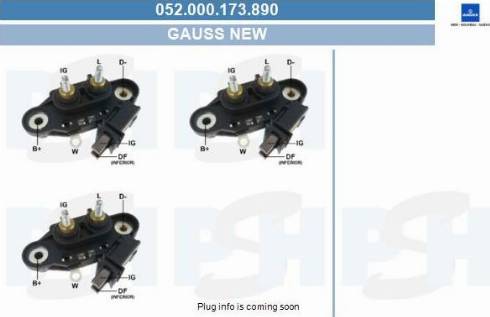 PSH 052.000.173.890 - Регулятор напряжения, генератор unicars.by