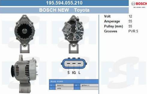 PSH 195.594.055.210 - Генератор unicars.by