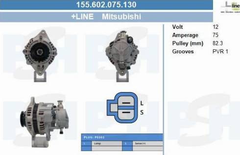 PSH 155.602.075.130 - Генератор unicars.by