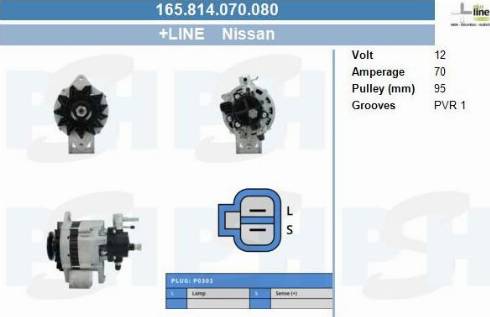 PSH 165.814.070.080 - Генератор unicars.by