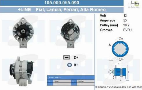 PSH 105.009.055.090 - Генератор unicars.by