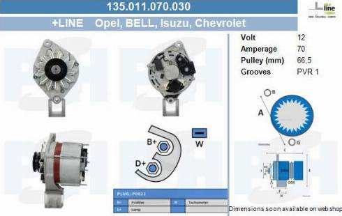 PSH 135.011.070.030 - Генератор unicars.by