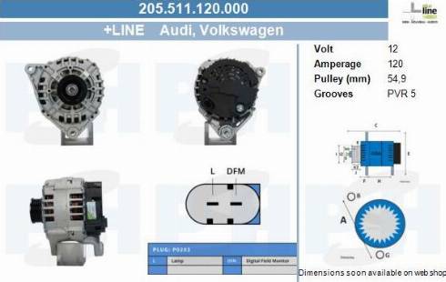 PSH 205.511.120.000 - Генератор unicars.by