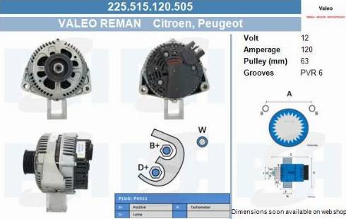 PSH 225.515.120.505 - Генератор unicars.by