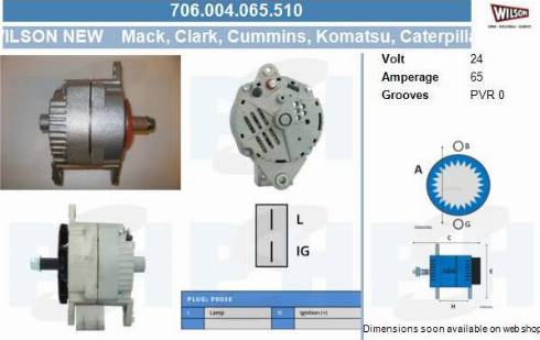 PSH 706.004.065.510 - Генератор unicars.by