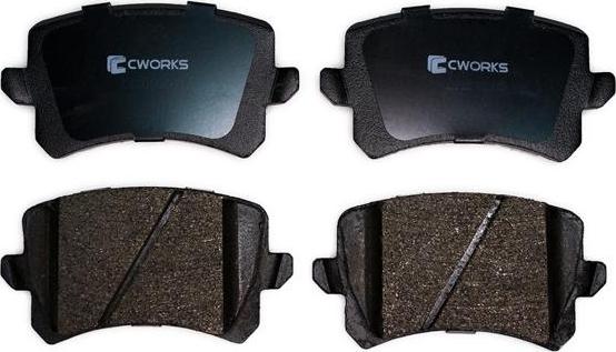 Cworks C12CR0005 - Тормозные колодки, дисковые, комплект unicars.by