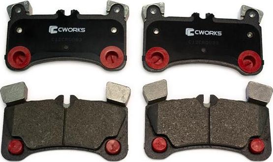 Cworks C12CR0083 - Тормозные колодки, дисковые, комплект unicars.by