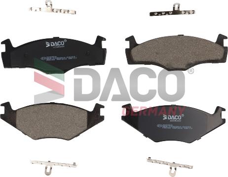 DACO Germany 329969 - Тормозные колодки, дисковые, комплект unicars.by