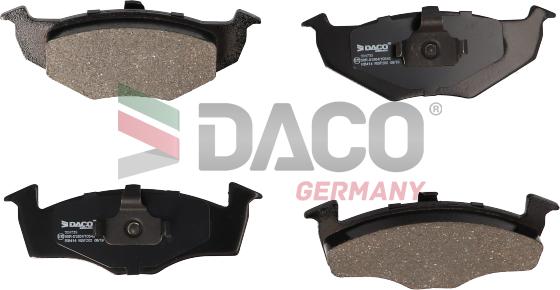 DACO Germany 324733 - Тормозные колодки, дисковые, комплект unicars.by