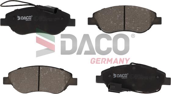 DACO Germany 320914 - Тормозные колодки, дисковые, комплект unicars.by