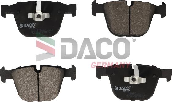 DACO Germany 320327 - Тормозные колодки, дисковые, комплект unicars.by