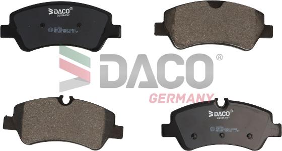 DACO Germany 321004 - Тормозные колодки, дисковые, комплект unicars.by