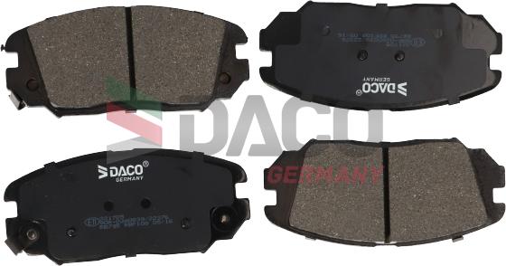 DACO Germany 321705 - Тормозные колодки, дисковые, комплект unicars.by