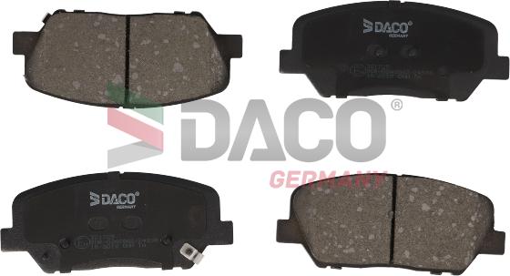 DACO Germany 321725 - Тормозные колодки, дисковые, комплект unicars.by