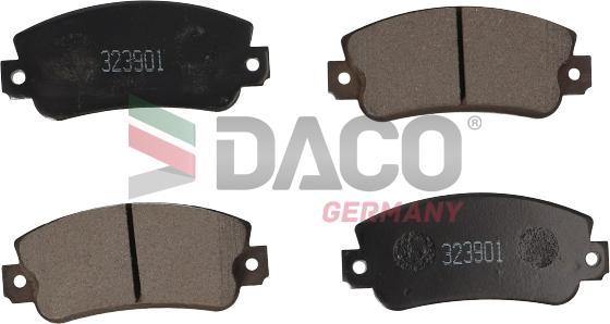 DACO Germany 323901 - Тормозные колодки, дисковые, комплект unicars.by