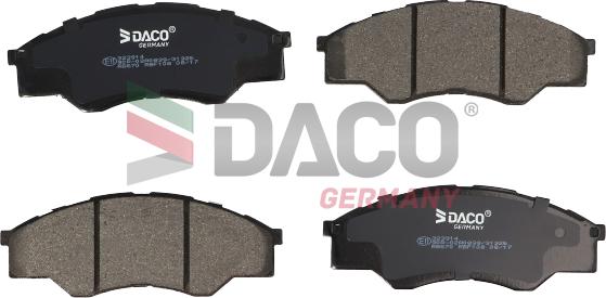 DACO Germany 323914 - Тормозные колодки, дисковые, комплект unicars.by