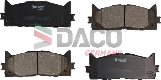 DACO Germany 323937 - Тормозные колодки, дисковые, комплект unicars.by